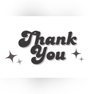 50 4x6 Bold Thank You Notes Labels